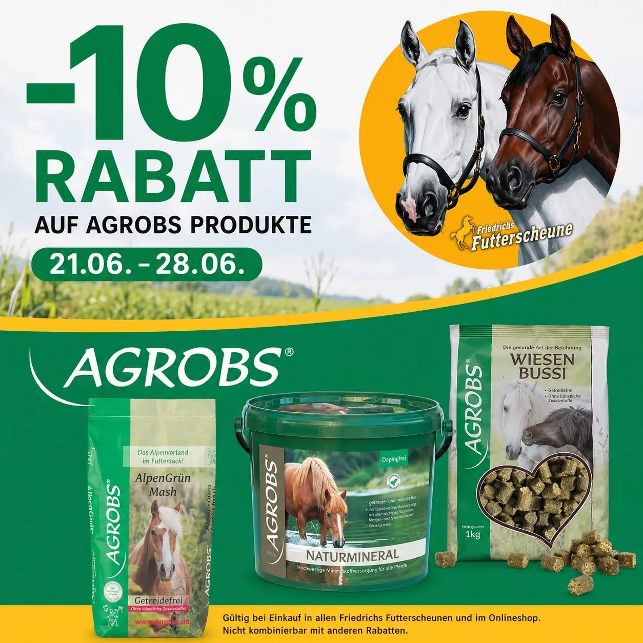 -10% auf alle Produkte der Marke AGROBS