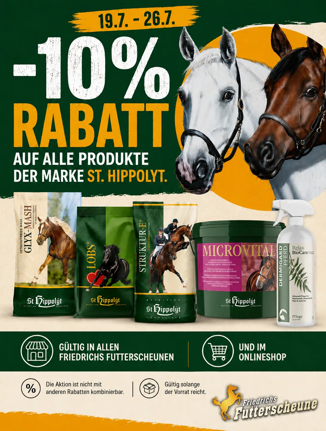 -10% auf alle Produkte der Marken