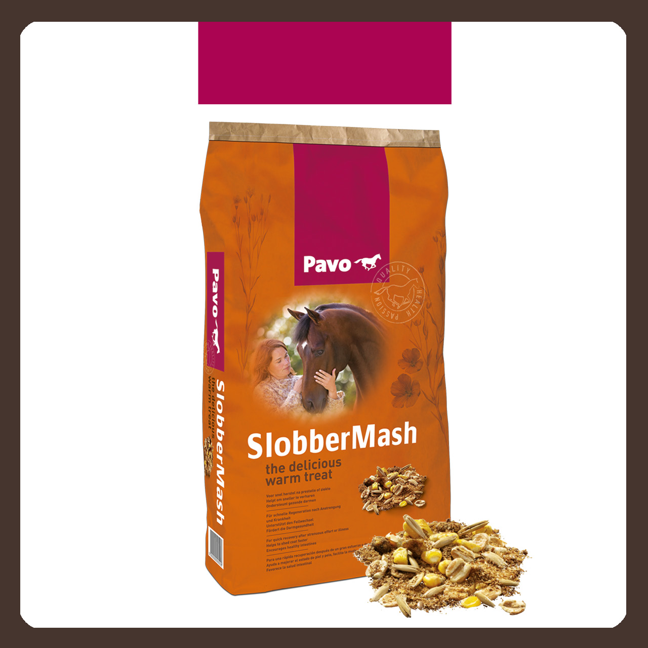 Pavo Topsport – Muesli Per Cavalli Da Sport 15 Kg – Ad Alto Contenuto Energetico E Proteico