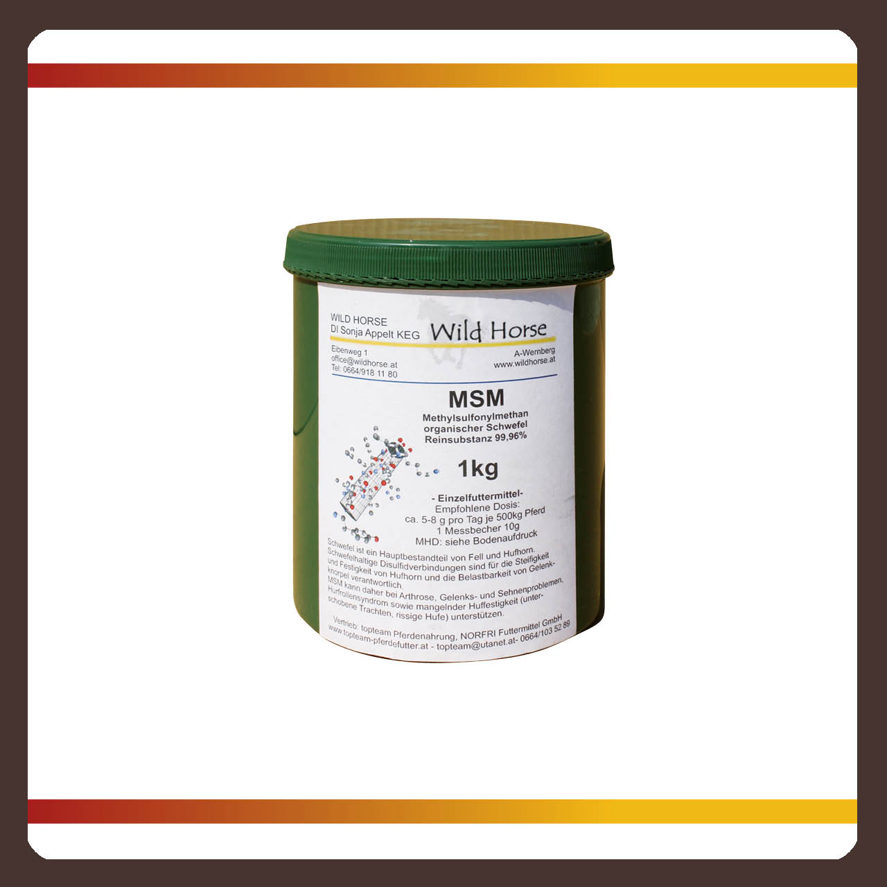 WildHorse MSM 1kg Wildhorse MSM 1kg