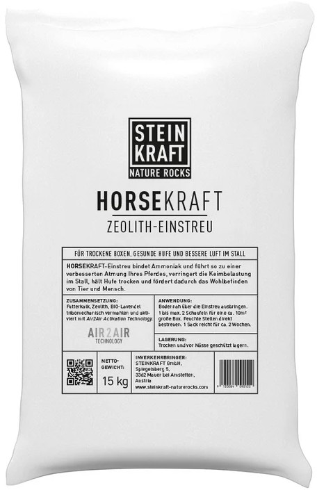 Steinkraft HORSEKRAFT Zeolith Einstreu 15kg