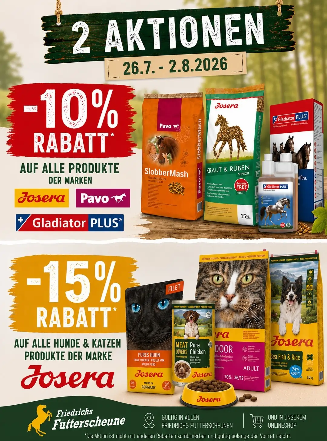 -10% auf alle Produkte der Marken