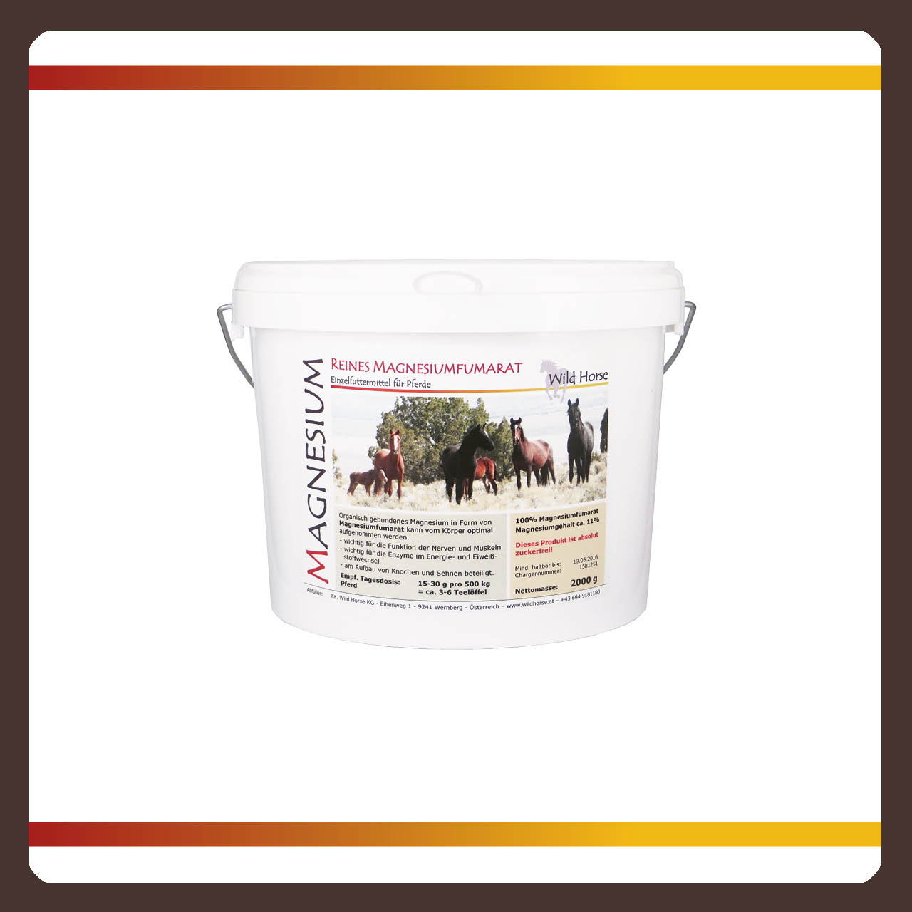 WildHorse Magnesium 2kg Wildhorse Magnesium 2kg
