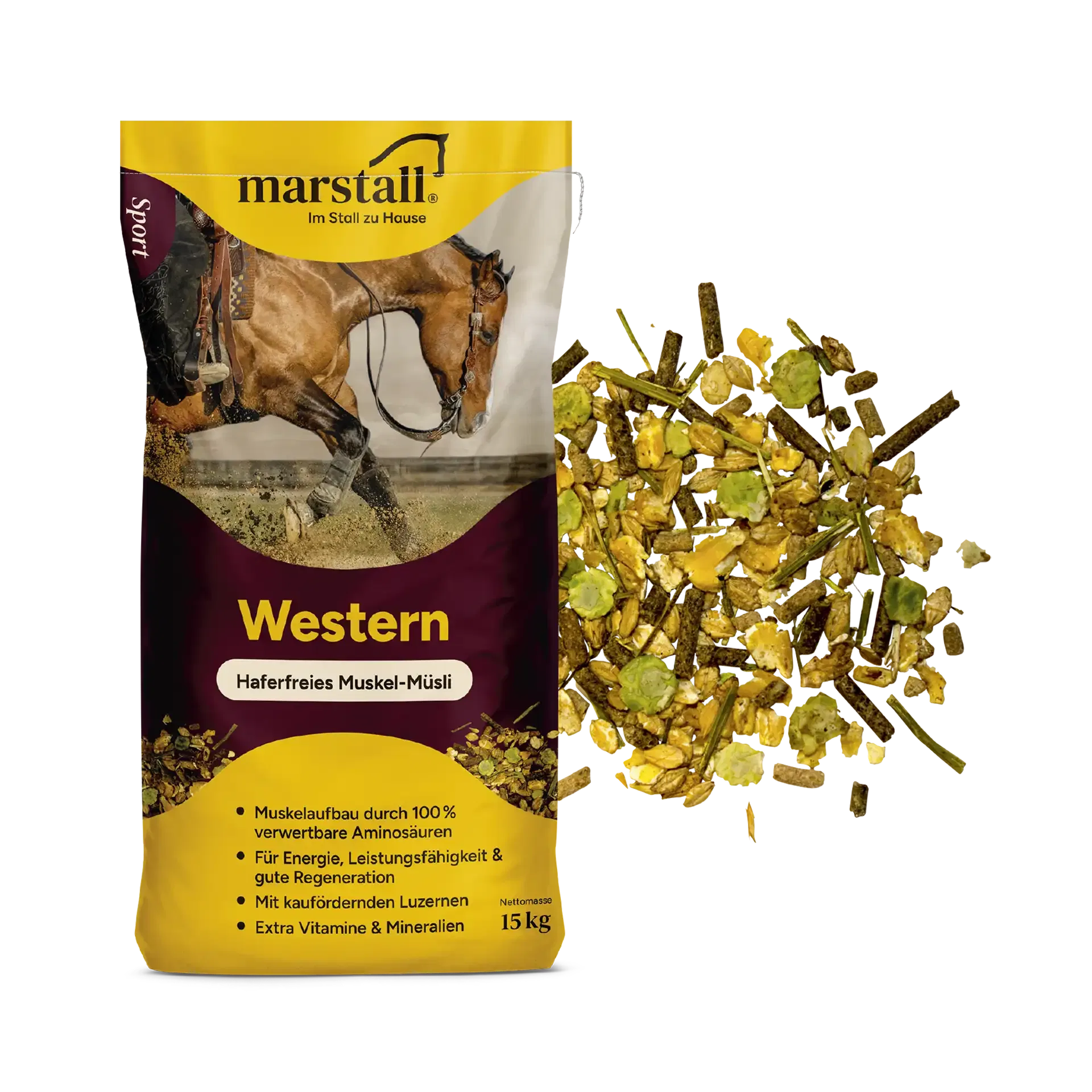 Marstall Western Struktur Müsli 15kg
