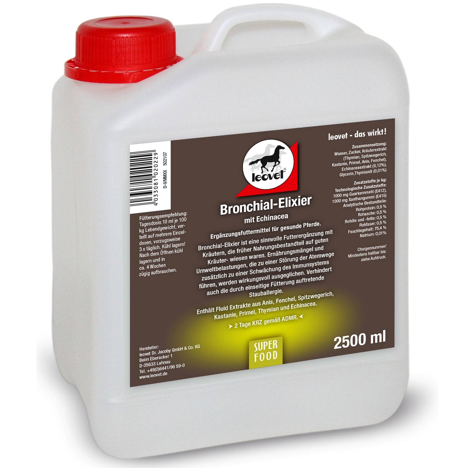 Leovet Bronchial-Elixier 2,5l