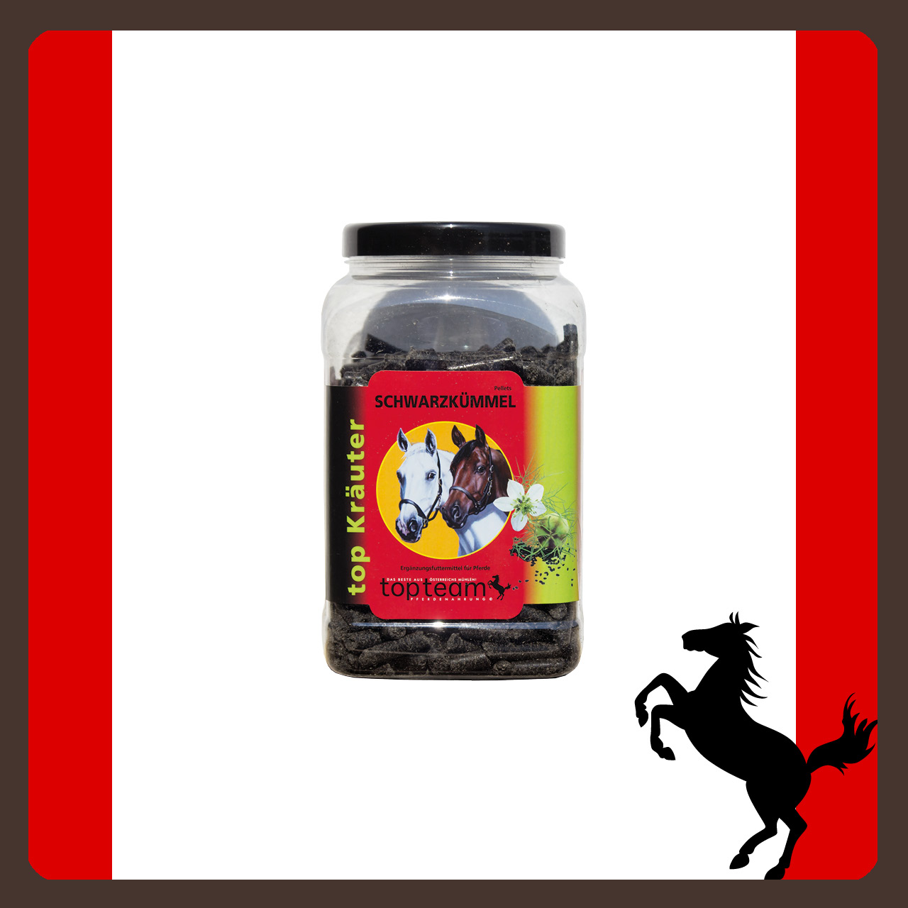 top Schwarzkümmelpellets  topteam top Schwarzkümmelöl