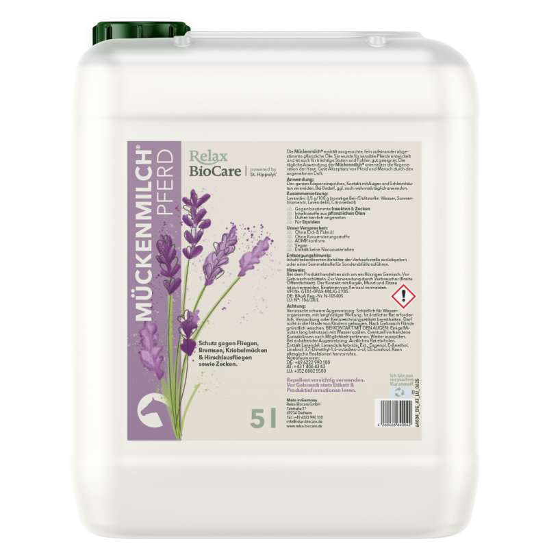 Relax BioCare Mosquito Milk Horse 5L