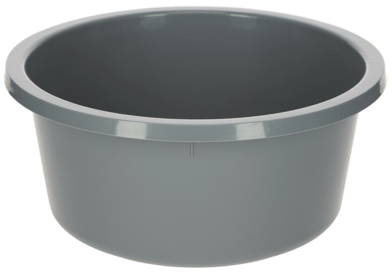 KERBL Futterschale grau mit Deckel 2l 