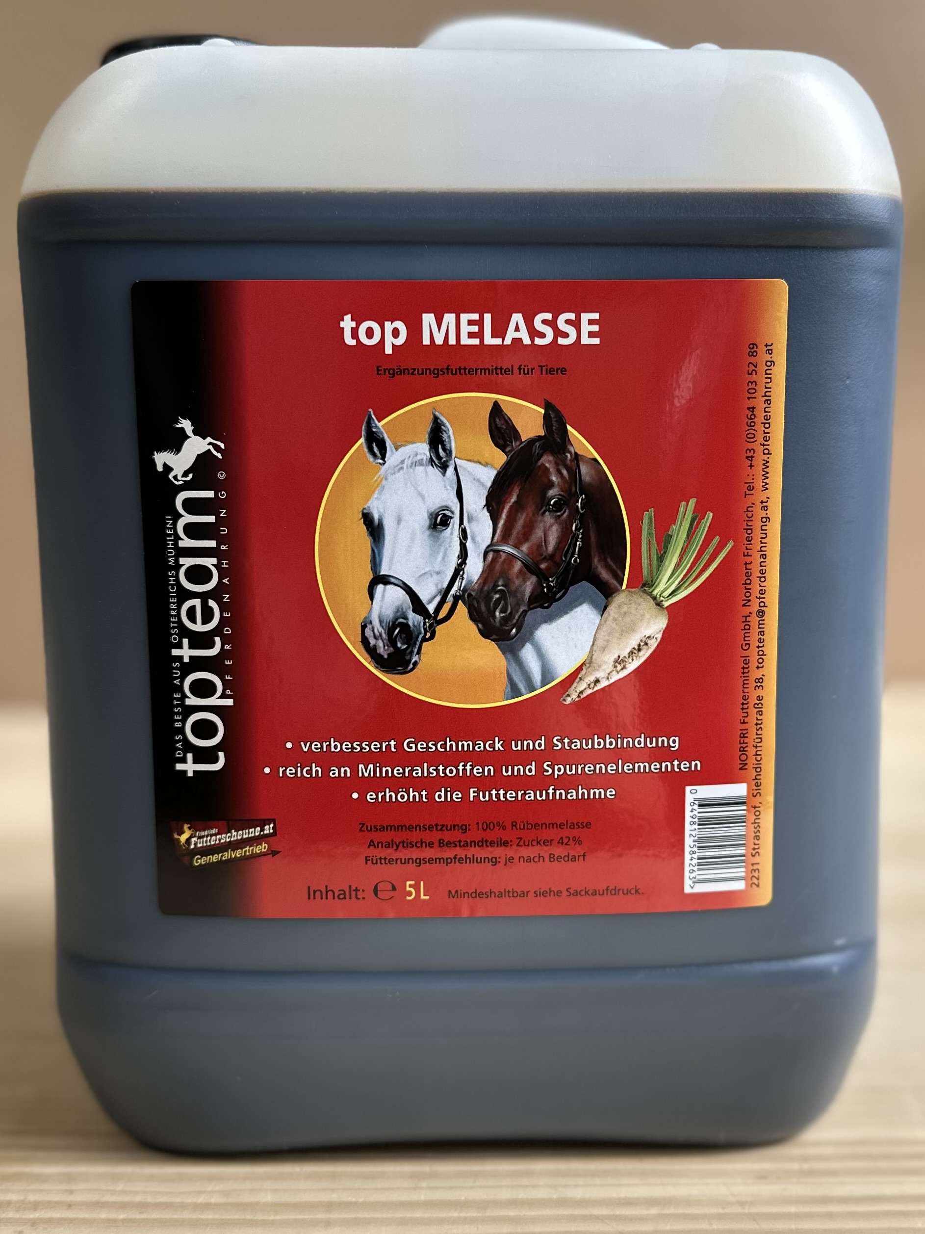 top MELASSE 5L inkl. Auslaufhahn