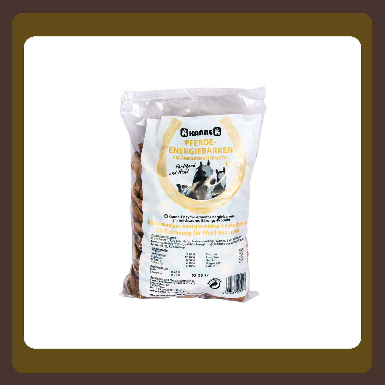 Kanne Fermentgetreide® Energiebarren 1kg Kanne Fermentgetreide® Energiebarren 1kg